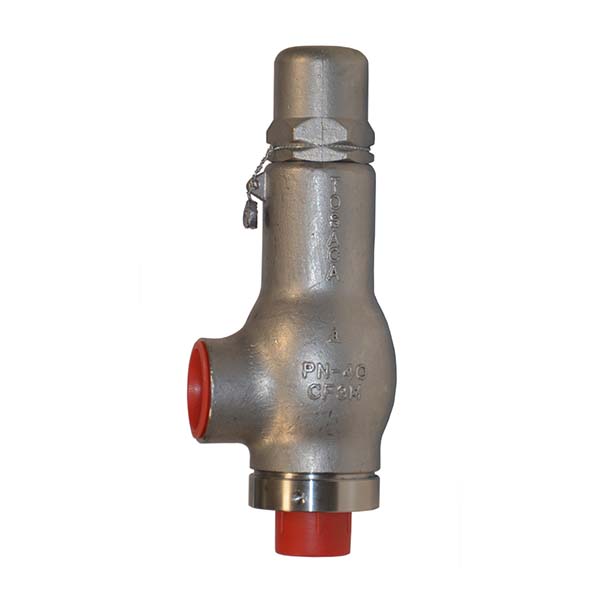 SAFETY RELIEF JET -A1 INOX VALVE DN3/4 X 1" PN4O (10BAR) TOSACA  MODEL 1216