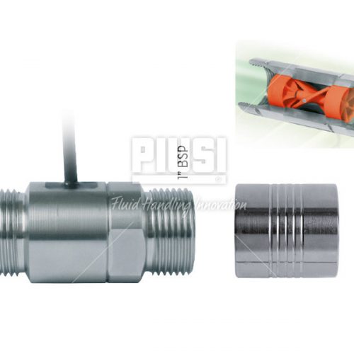 TURBINOX INLINE TURBINE PULSE METER 90° 1” BSP W/DISPLA FOR ADBLUE PIUSI F00410000