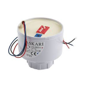 Askari Panel White 32 Tone Electronic Sounder, 9 → 28 V dc, 92dB at 1 Metre  ASKARI AP/W/SWITCH