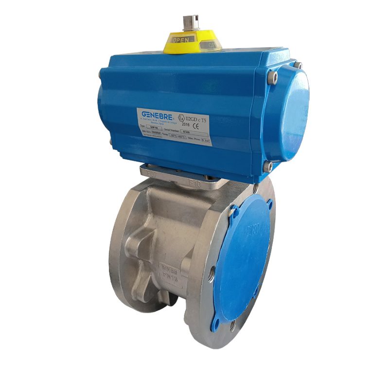 VÁLVULA DE 3" TIPO WAFER CON ACTUADOR GENEBRE 5118-11-142