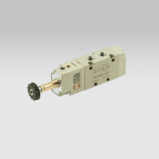 S70 ELECTROVÁLVULA 5/2 REARME POR MUELLE 1/4BSP SIN BOBINA METALWORK 7020021100