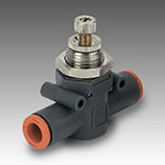 Flow Micro-regulator in line RFL R unidirectional pipe-pipe Ø 6 METALWORK 9041316