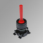 Red handler horizontally pivoted lever METALWORK W0351000015
