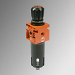 Filter-regulator coupling 1/4'' filtration 4µm regulat.08 bar semi-automatic condensation drain valve METAL WORK 1225029