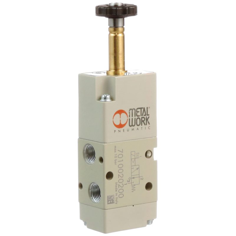 S70 VALVE 1/8 3/2 NC  SOL/SPR METAL WORK 7010020200