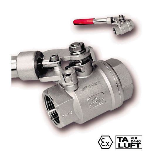 TWO PIECE 3/4 BSP  SPRING BALL VALVES VISCH034RH5I