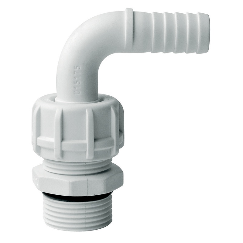 HOSETAIL 90° D.19 1" BSP W/NUT W/NIPPLE, PIUSI F15485000