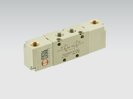 S70 VÁLVULA acoplamientos neumáticos 1/4'' doble 3/2 NC- NO METAL WORK 7020013300