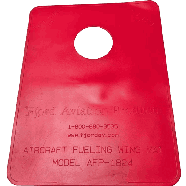 GAMMON AFP-1824 AFP-1824 ALFOMBRA DE ALA DE REPOSTAJE DE AVIONES - COLOR ROJO 18X24"